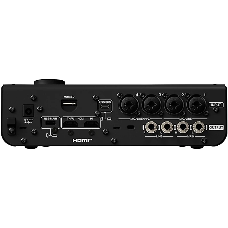 Yamaha URX44V USB-C Audio/Video Interface -
