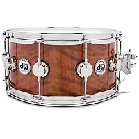 DW Collector's Series Vavona Exotic Purpleheart Snare Drum With Nickel Hardware - 14 x 6.5 in. Natural Lacquer