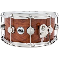 DW Collector's Series Vavona Exotic Purpleheart Snare Drum With Nickel Hardware - 14 x 6.5 in. Natural Lacquer