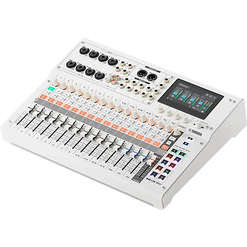 Yamaha MGX16V 22-Channel Digital Mixer With Video Interface - White