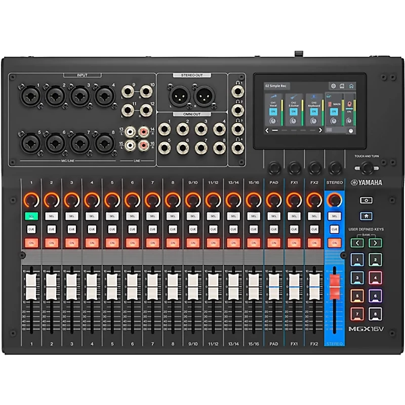 Yamaha MGX16V 22-Channel Digital Mixer With Video Interface
