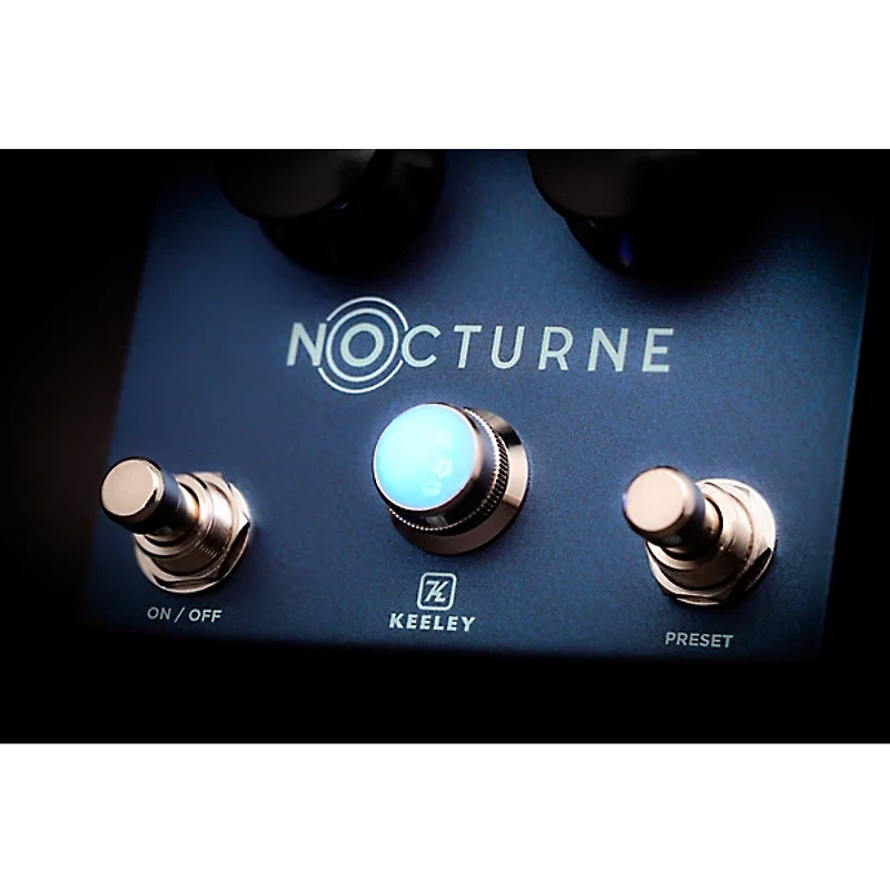Keeley Nocturne Reverb Effects Pedal - Matte Misty Blue