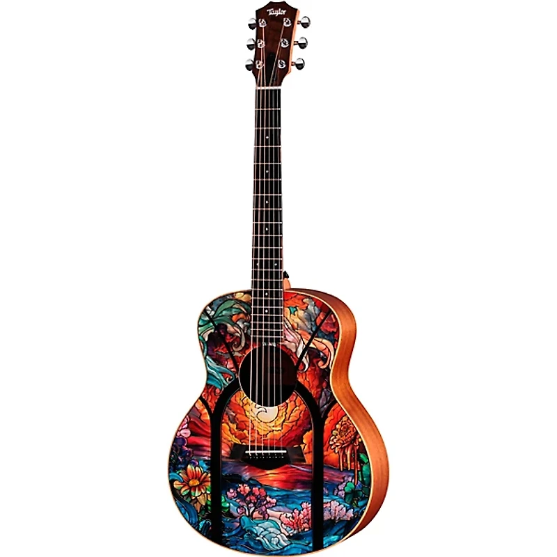 Taylor Zedd GS Mini Telos Special Edition Acoustic Guitar - Custom Graphic