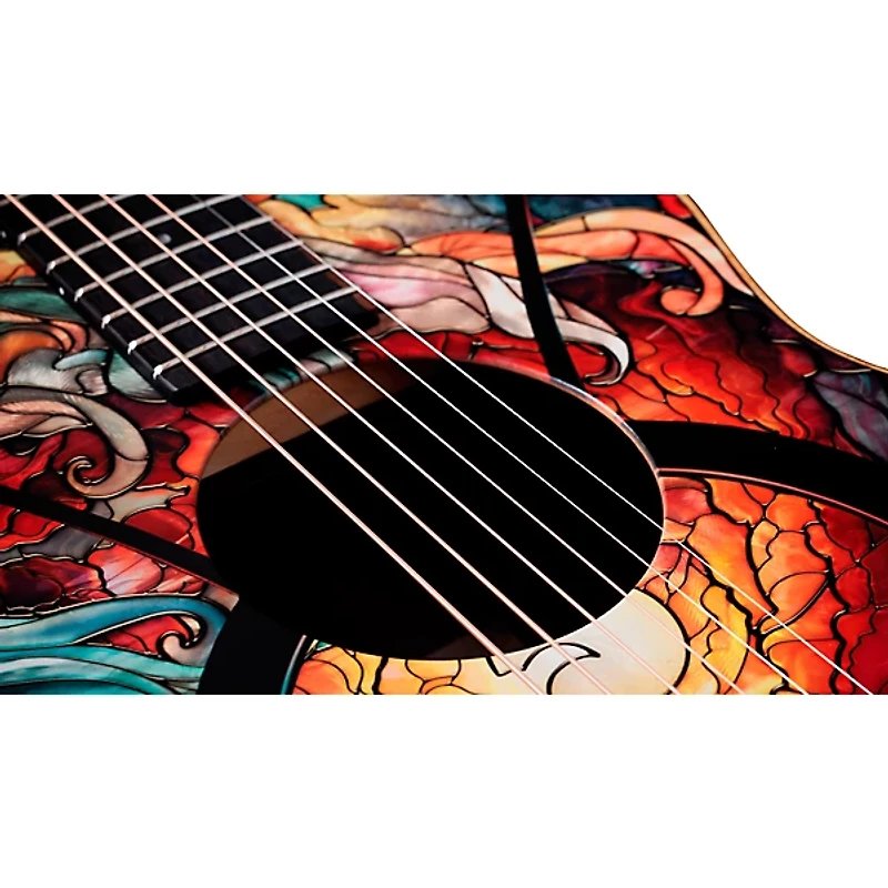 Taylor Zedd GS Mini Telos Special Edition Acoustic Guitar - Custom Graphic