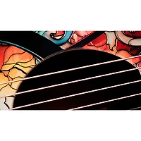 Taylor Zedd GS Mini Telos Special Edition Acoustic Guitar - Custom Graphic