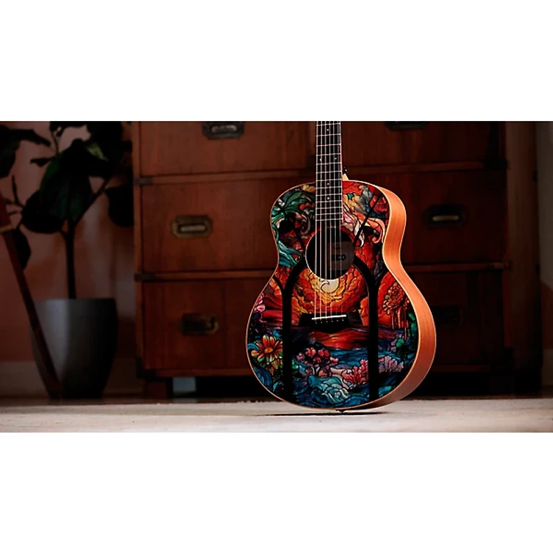 Taylor Zedd GS Mini Telos Special Edition Acoustic Guitar - Custom Graphic
