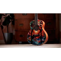Taylor Zedd GS Mini Telos Special Edition Acoustic Guitar - Custom Graphic