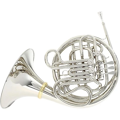 Hans Hoyer 6802NSA Kruspe Style Series Double Horn with Detachable Bell Nickel Silver