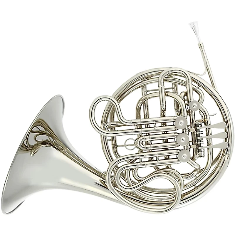 Hans Hoyer 6801NS Kruspe Style Series Double Horn with Fixed Bell Nickel Silver