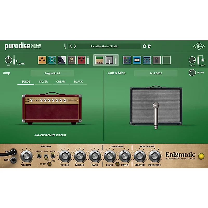 Universal Audio Paradise Guitar Studio Plug-in - Crossgrade From Showtime '64 Tube Amp (Software Download)