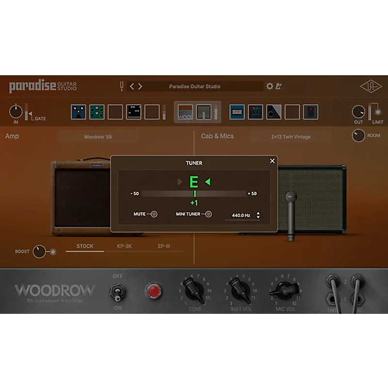 Universal Audio Paradise Guitar Studio Plug-in - Crossgrade From Showtime '64 Tube Amp (Software Download)
