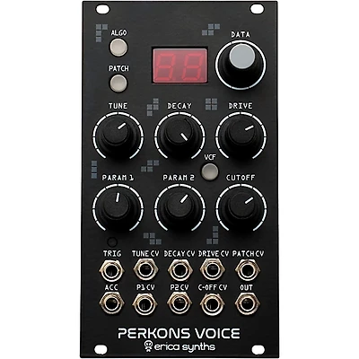 Erica Synths Perkons Voice Drum Machine Eurorack Module