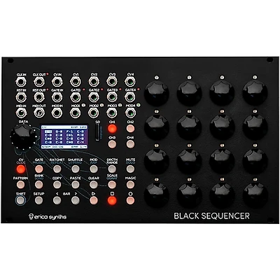 Erica Synths Black Sequencer Eurorack Module