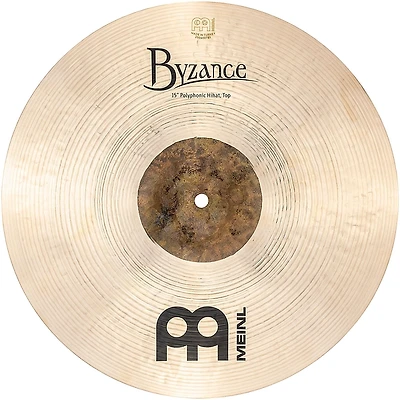 MEINL Byzance Brilliant Polyphonic Hi-Hat Cymbals - 15 in. Pair