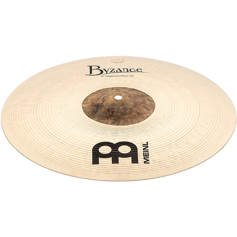 MEINL Byzance Brilliant Polyphonic Hi-Hat Cymbals - 15 in. Pair