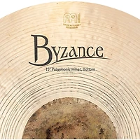 MEINL Byzance Brilliant Polyphonic Hi-Hat Cymbals - 15 in. Pair