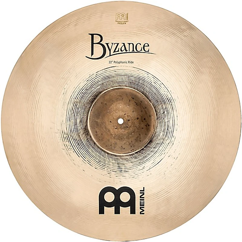 MEINL Byzance Brilliant Polyphonic Ride Cymbal - 22 in.