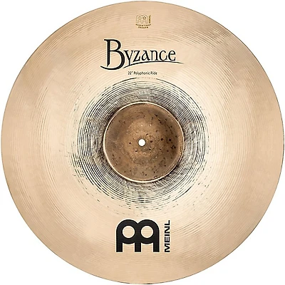 MEINL Byzance Brilliant Polyphonic Ride Cymbal - 22 in.