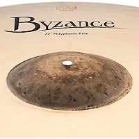 MEINL Byzance Brilliant Polyphonic Ride Cymbal - 22 in.