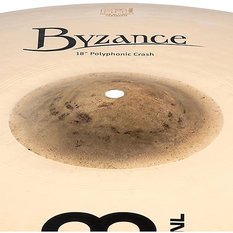 MEINL Byzance Brilliant Polyphonic Crash Cymbal -