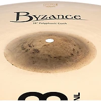 MEINL Byzance Brilliant Polyphonic Crash Cymbal -