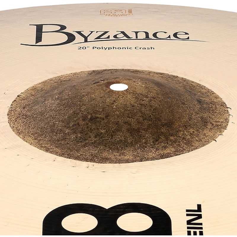 MEINL Byzance Brilliant Polyphonic Crash Cymbal -