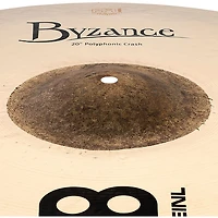 MEINL Byzance Brilliant Polyphonic Crash Cymbal -