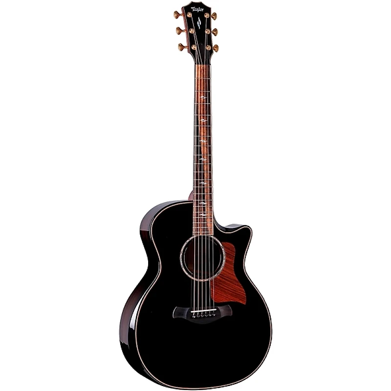 Taylor Next Generation 814ce Builder's Edition Grand Auditorium Acoustic-Electric Guitar - Blacktop