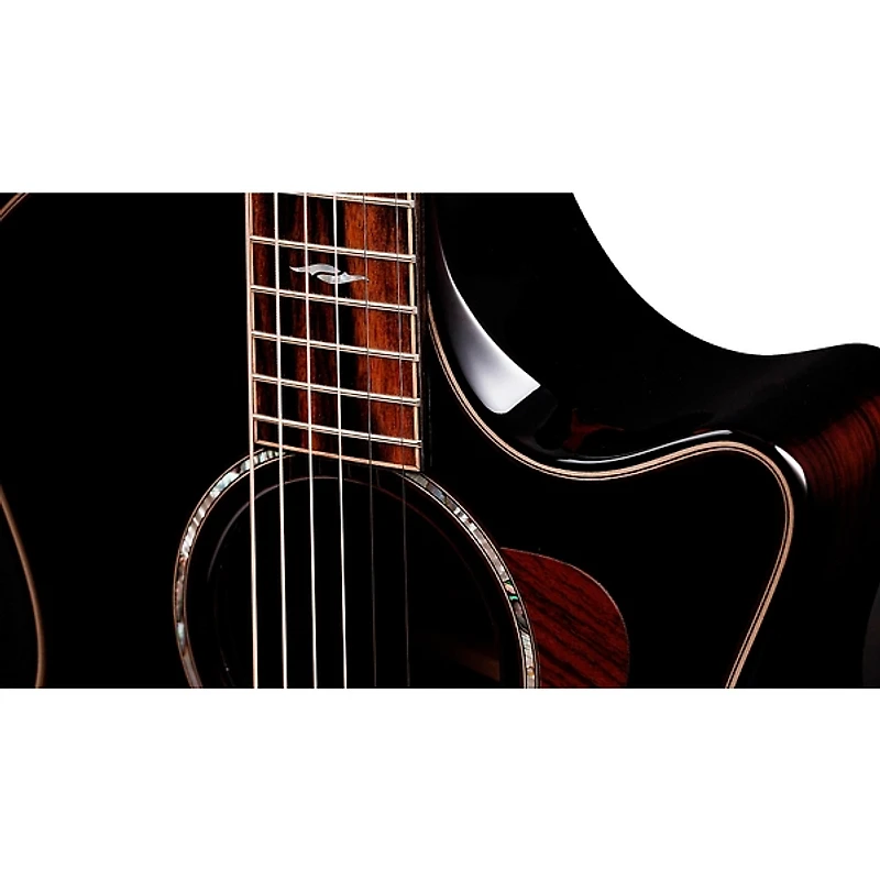 Taylor Next Generation 814ce Builder's Edition Grand Auditorium Acoustic-Electric Guitar - Blacktop