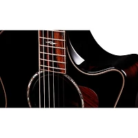 Taylor Next Generation 814ce Builder's Edition Grand Auditorium Acoustic-Electric Guitar - Blacktop