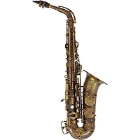 Conn Limited Edition Eb Alto Saxophone with Brillhart Ebolin 7 Mouthpiece Aged Brass Aged Brass Keys