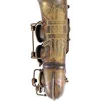 Conn Limited Edition Eb Alto Saxophone with Brillhart Ebolin 7 Mouthpiece Aged Brass Aged Brass Keys