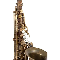 Conn Limited Edition Eb Alto Saxophone with Brillhart Ebolin 7 Mouthpiece Aged Brass Aged Brass Keys