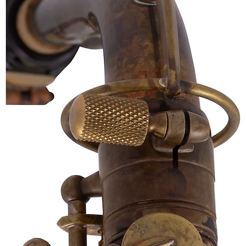 Conn Limited Edition Eb Alto Saxophone with Brillhart Ebolin 7 Mouthpiece Aged Brass Aged Brass Keys