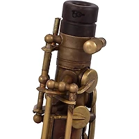 Conn Limited Edition Eb Alto Saxophone with Brillhart Ebolin 7 Mouthpiece Aged Brass Aged Brass Keys