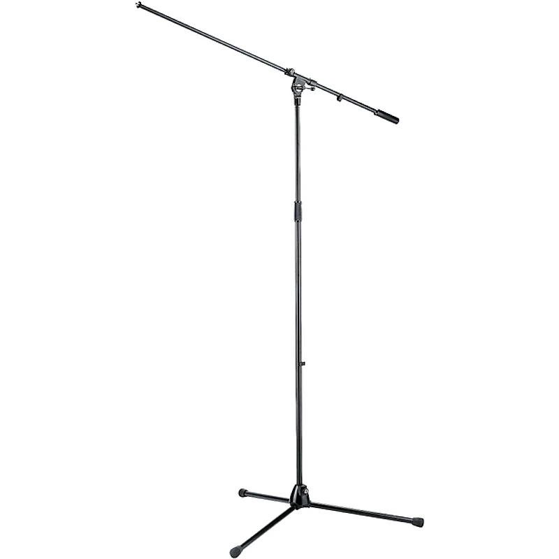 K&M 21021 Overhead Microphone Stand With Boom Arm - Black