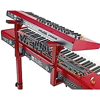 K&M 18811 Stacker for Omega Keyboard Stands - Ruby Red