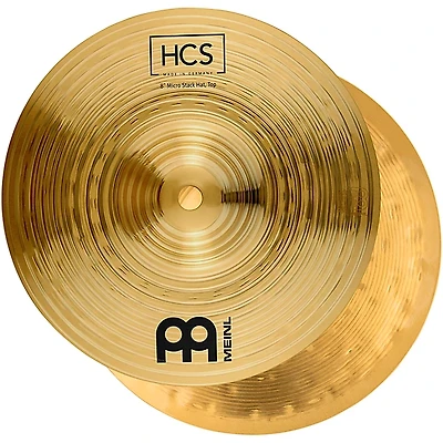 MEINL HCS Micro Stack Mini Hi-Hat Cymbals - 8 in. Pair