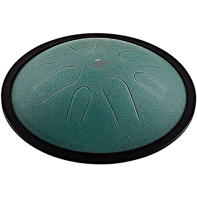 MEINL Sonic Energy Compact Steel Tongue Drum - B Minor, 10 in. Dark Green