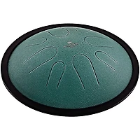 MEINL Sonic Energy Compact Steel Tongue Drum - B Minor, 10 in. Dark Green