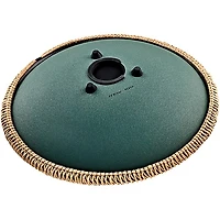 MEINL Sonic Energy 9-Note Octave Steel Tongue Drum - F# Minor, 16 in. Dark Green