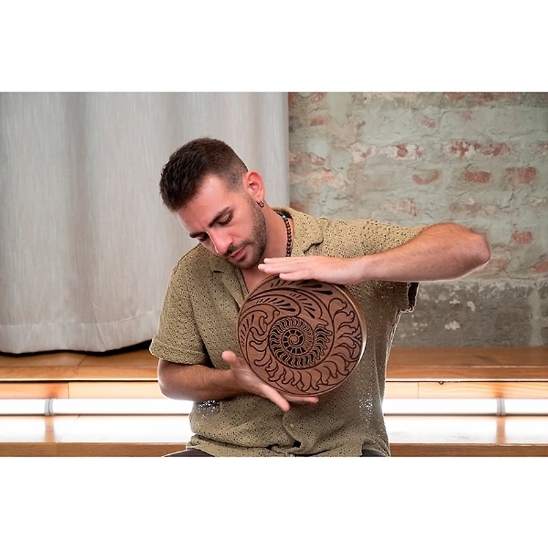 MEINL Sonic Energy Rain Disk, Ocean Sound, Fibonacci-Inspired Carving - 10 in.