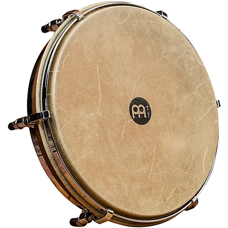 MEINL Panderos De Plena Punteador Hand Drum - 12 in. Antique Brown
