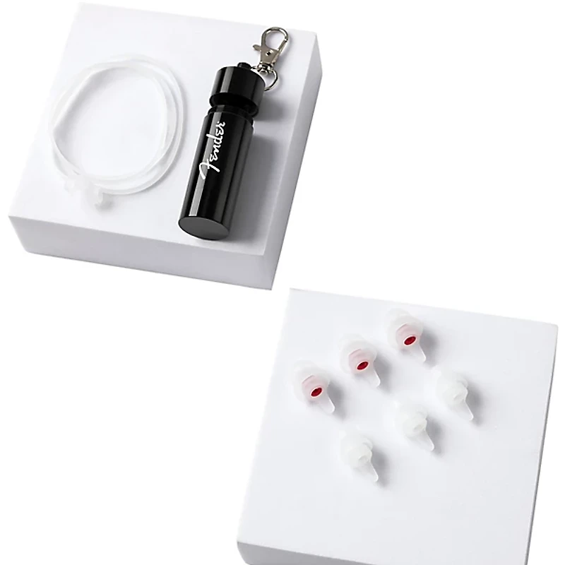 Fender Deluxe Hi-Fi Ear Plugs - Clear 2 pair