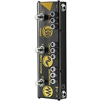 Donner Alpha Cruncher Delay/Chorus/Distortion Multi-Effects Pedal - Black and Yellow