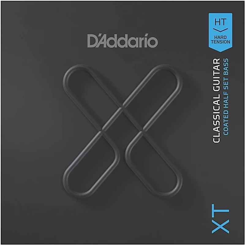 D'Addario XT Composite Classical Guitar Strings - Bass Half Set, Hard Tension