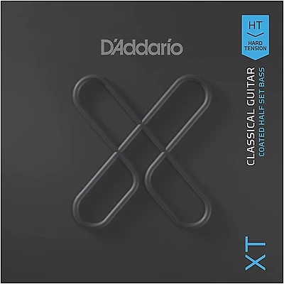 D'Addario XT Composite Classical Guitar Strings - Bass Half Set, Hard Tension