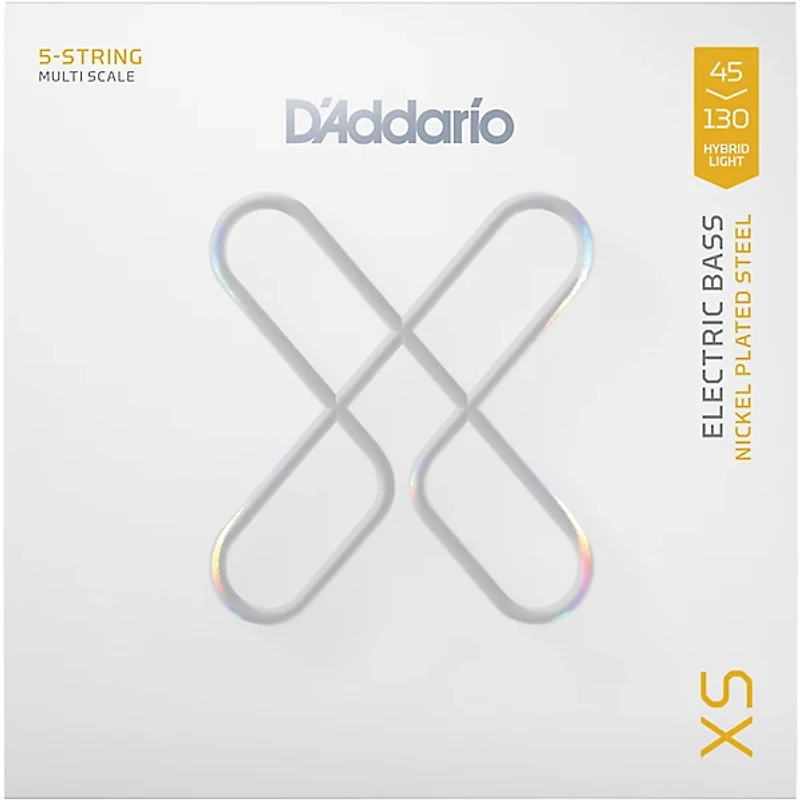 D'Addario XS Nickel Bass Electric Bass Guitar Strings -