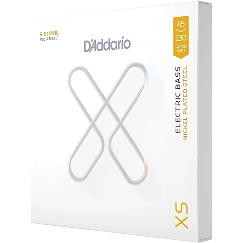 D'Addario XS Nickel Bass Electric Bass Guitar Strings -