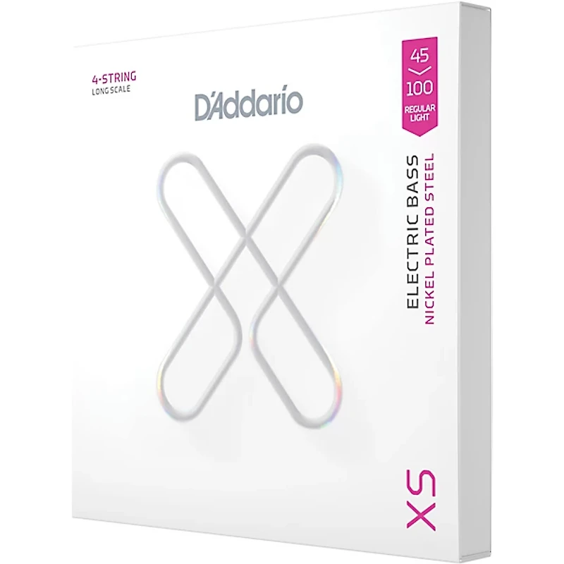 D'Addario XS Nickel Bass Electric Bass Guitar Strings -